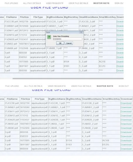 Fig  10. file download (block keys) 