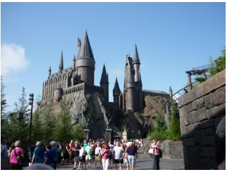 Figure 2.5. View of Hogsmeade Village at The Wizarding World of Harry Potter, Universal Orlando Resorts