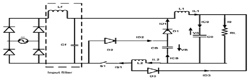 Fig. 2 Integrated buck-buck-boost converter. 