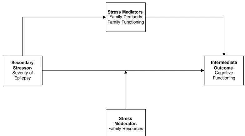 Figure 2. Segment of the Stress Process Model Explored in this Thesis 