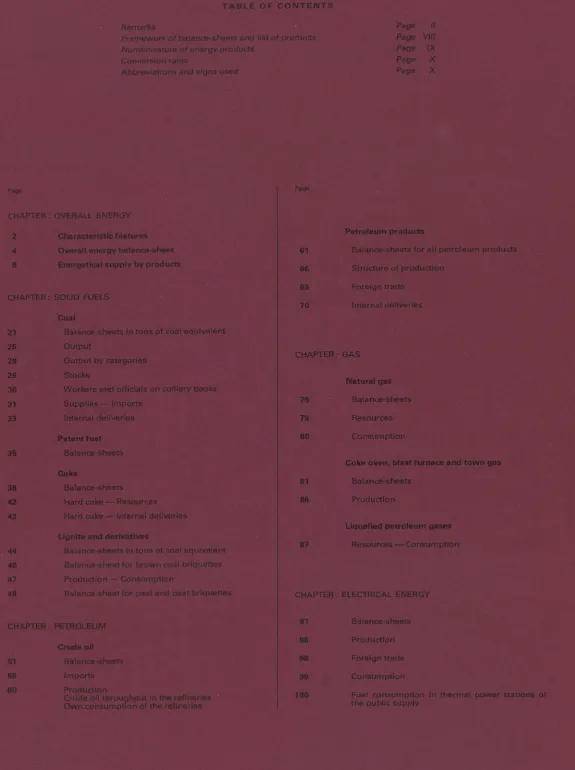 TABLE OF C O N T E N T S 