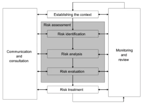 Figure 1: Risk management process according to ISO 31000:2009 [11]