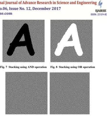 Fig. 7  Stacking using AND operation     Fig. 8  Stacking using OR operation 