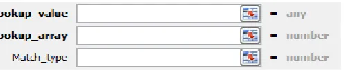 Figure 14. The definition of the MATCH() function in MS Excel.  
