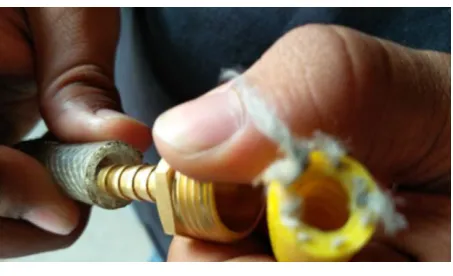 Fig. 7: Nipple nozzle and tubes 