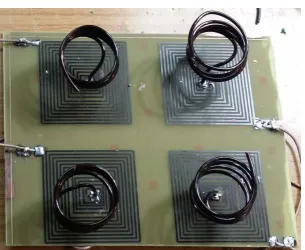 Figure 5. Real conditions spectrum analyzer readings of the circular array. 