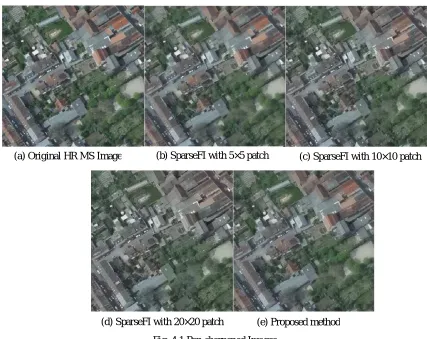 Fig. 4.1 Pan-sharpened Images   