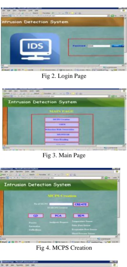 Fig 2. Login Page 