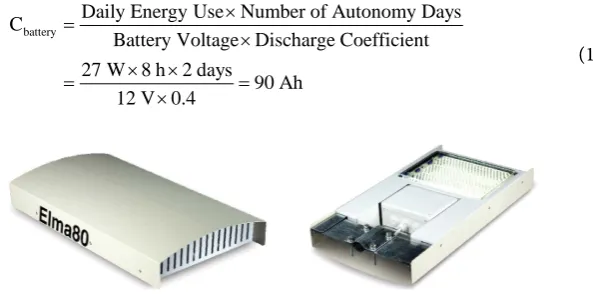 Figure 1. ELBI lighting fixtures. 