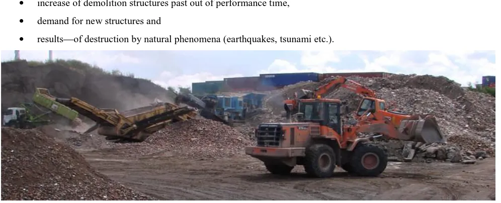 Figure 1: Recycled Aggregate from C & D Waste 