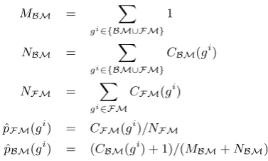 Table 4: Example: citation sentence for W05-1203 written by D06-1621, and its extracted bi-grams.