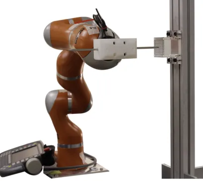 Figure 2.6: The KUKA LWR 4+ Digitization on the Block Mounted onto the Tower 