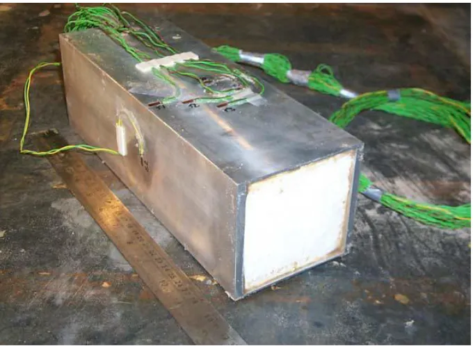 Figure 2.23: Model culvert prior to placing on sand bed (after Stone and Newson, 2002) 