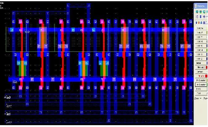 Fig 2: Conventional Half Adder circuit design  