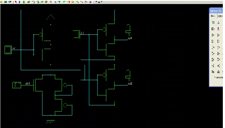 Fig 4: Half adder design using AVLG technique  