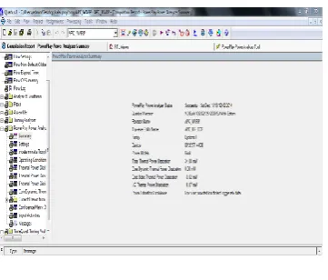 Fig. 9  Flow summary report   