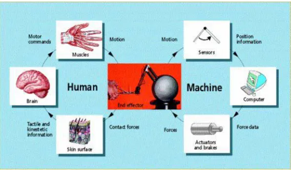 Figure (1): Basic diagram of haptic[10] 