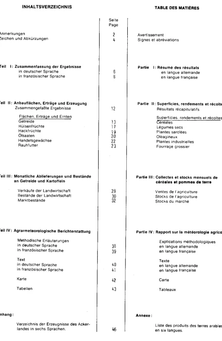 TABLE DES MATIÈRES 