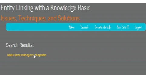 Fig 2: Search Result Page. 