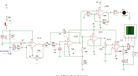Fig. 2 First channel circuit 