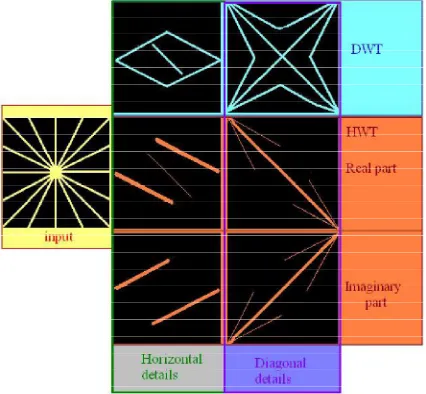 Fig. 6. Comparison of shift invariance nature of AWT, DTCWT, real DWT 