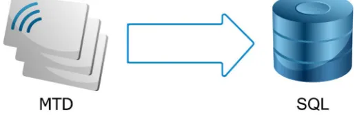 Figure 2. Data storage in mobile business transaction system. 
