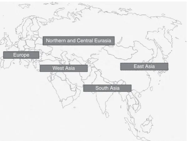 Figure 18.1Macroregions of Eurasia
