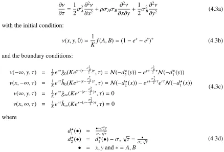 Table 4.2. This gives us the discretization for x and y: