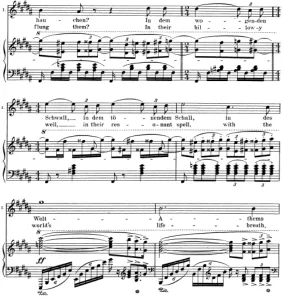 Figure 4: Richard Wagner, Act III, Tristan und Isolde, “Isoldes Verklärung” 