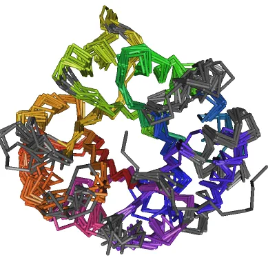Figure 1.2: Structure alignment of triosephosphate isomerase created and rendered in Cn3D[40]