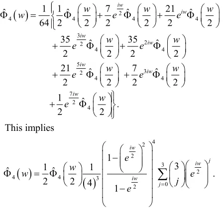 Table 1.Order of continuities of the above schemes is given in  One can easily find the order of continuity over the parametric intervals by using the approach of [9]
