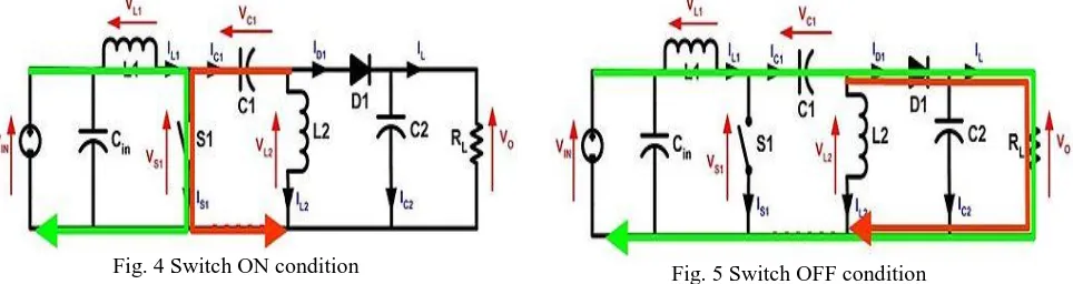 Fig. 5 Switch OFF condition  may reverse direction each cycle, a non-polarized capacitor should 