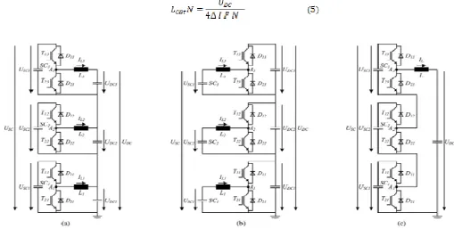 Fig 2 Cascading operation (a) Buck mode (b) Boost mode (c) MMC converter D. Modular Multilevel DC/DC converter 
