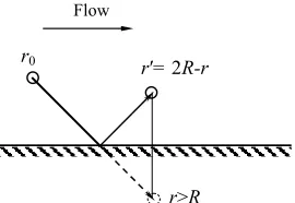 Figure 6. Comparison of numerical result of DTPM after t 100 s by using different wall boundary conditions (U= t = 0.5 s, m = 4 m/s, d = 2 m)