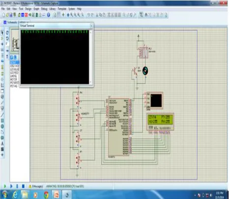 Figure 6 shows when the pH value get increased then the motor automatically go into ON state