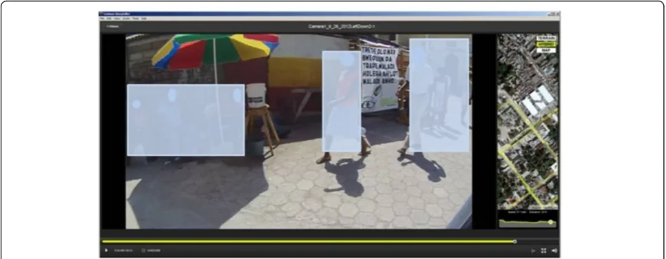 Figure 5 An example of a post-analysis image extracted from the spatial video, in this case public education with regards cholera.