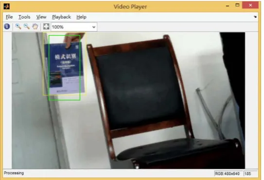 Figure 6. The 185th frame tracking result. 