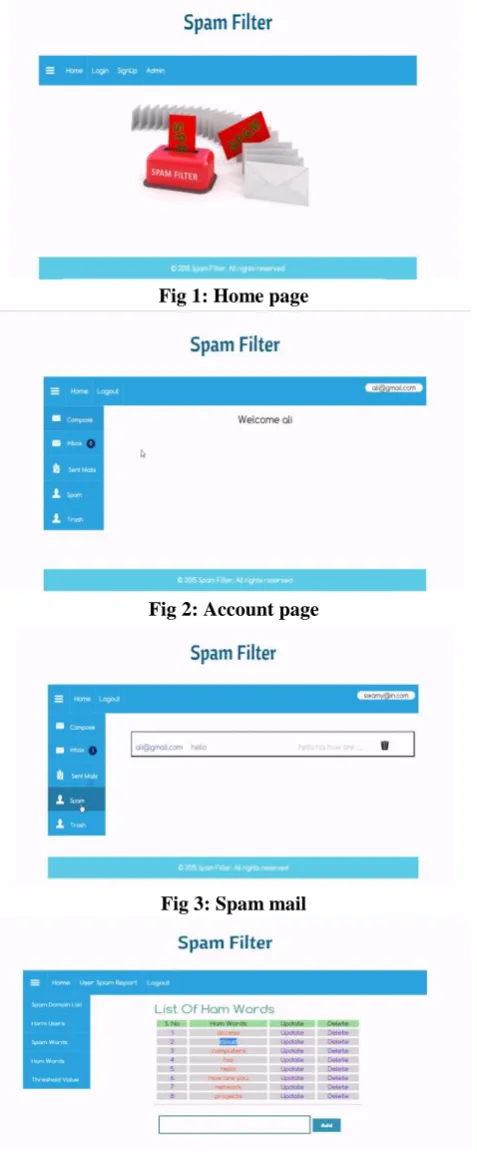 Fig 1: Home page 