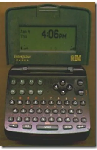 Figure 7: RIM Inter@ctive Pager. 
