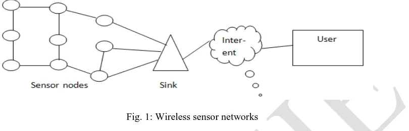 Fig. 1: Wireless sensor networks 