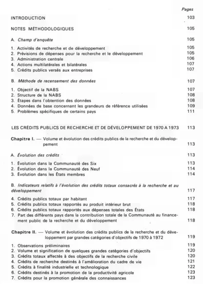 TABLE DES MATIÈRES 