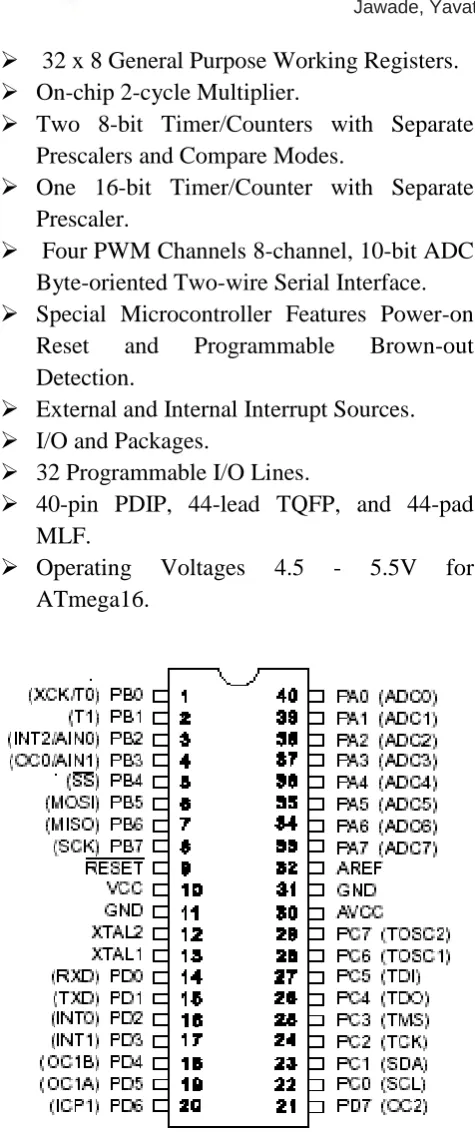 FIGURE 7: PIN DIAGRAM OF MICROCONTROLLER 