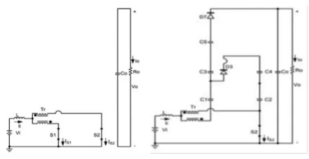 Fig 4. Operating stages: (c) third stage, (d) fourth stage 