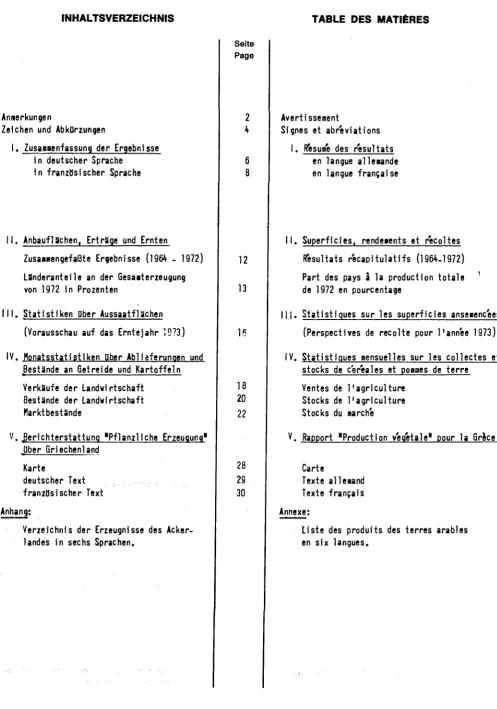 TABLE DES MATIÈRES 