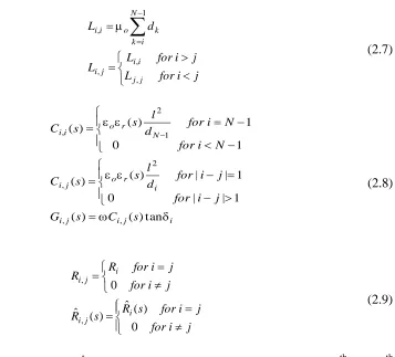 Fig. 2-4). It is noted that (2.7) represent the transverse coupling due to the magnetic flux 
