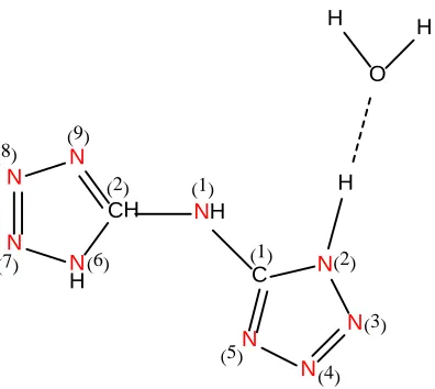 Fig. 3.1 Molecular structure of BTA·H2O 