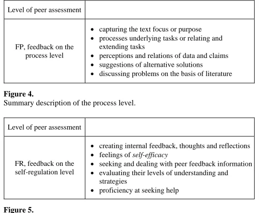 Figure 5. Summary description of the self-regulation level. 