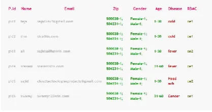 Fig 6: Data Anonymization Result Page. 