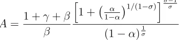 Table 1: Model parameters