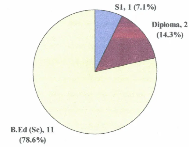Figure 4.1: Physics Teachers' Academic Performance
